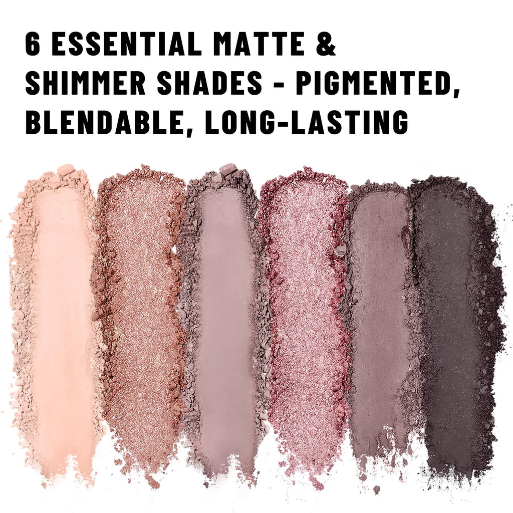 Neutral Nude Matte & Shimmer 6 Colors Mini Eyeshadow Palette V236