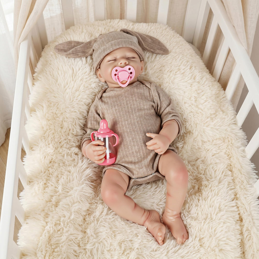 20 Inch Lifelike Reborn Baby Doll with Soft Vinyl Body W39153