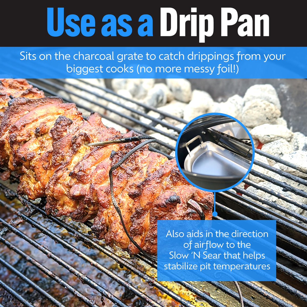 3-in-1 Stainless Steel Grill Accessory U416